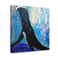 Whale in Turbulence - Canvas