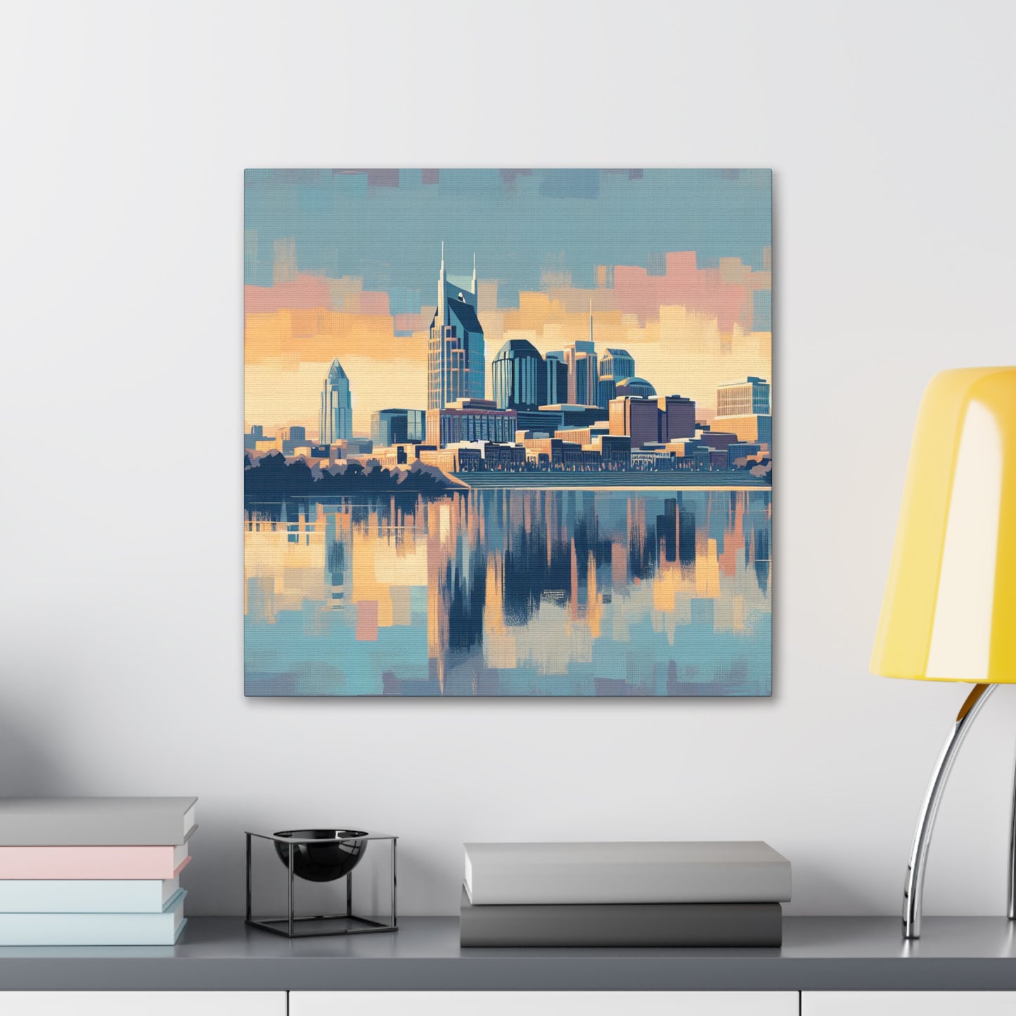 "Melodic Cityscape Medley" - Canvas