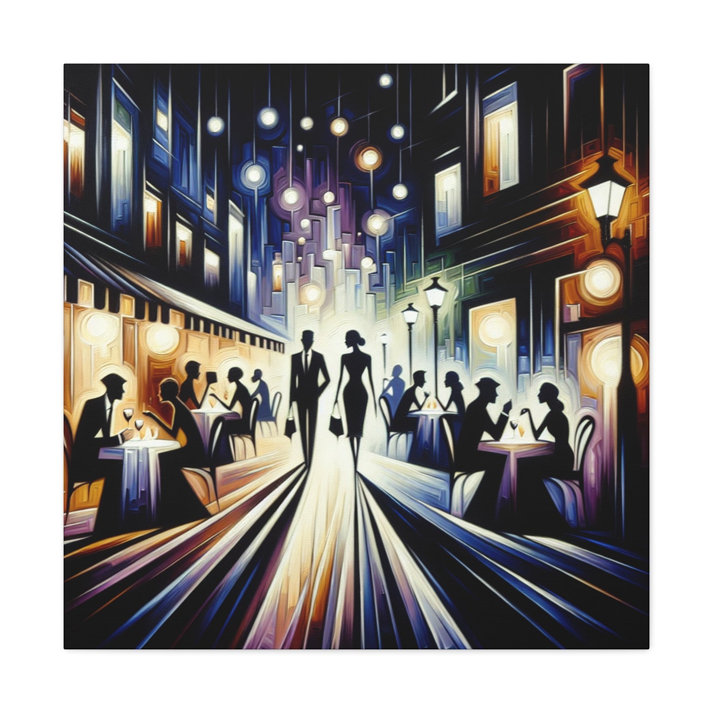 Moonlit Tango Oasis - Canvas