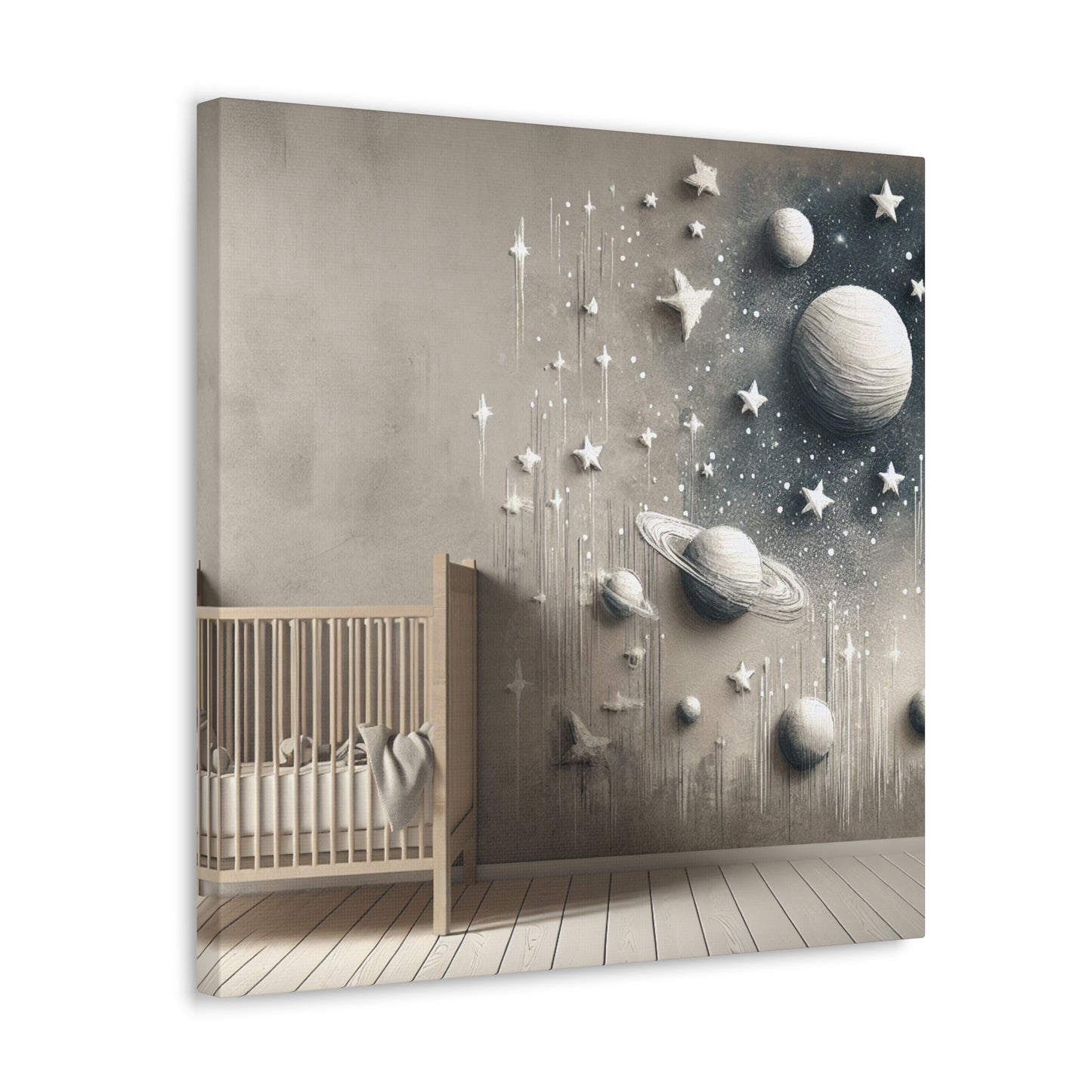 Cosmic Serenity Unveiled - Canvas