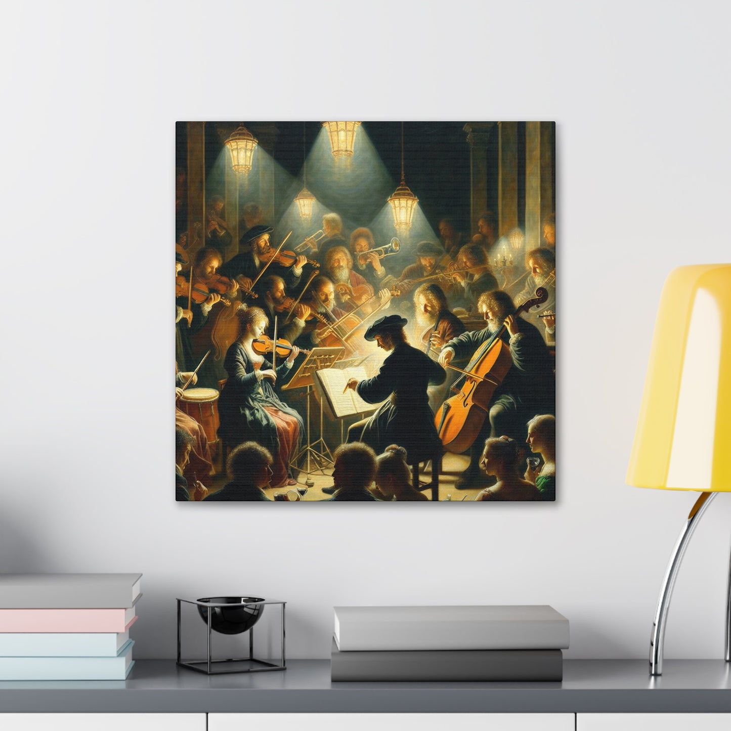 "Harmonious Revelry Unveiled" - Canvas