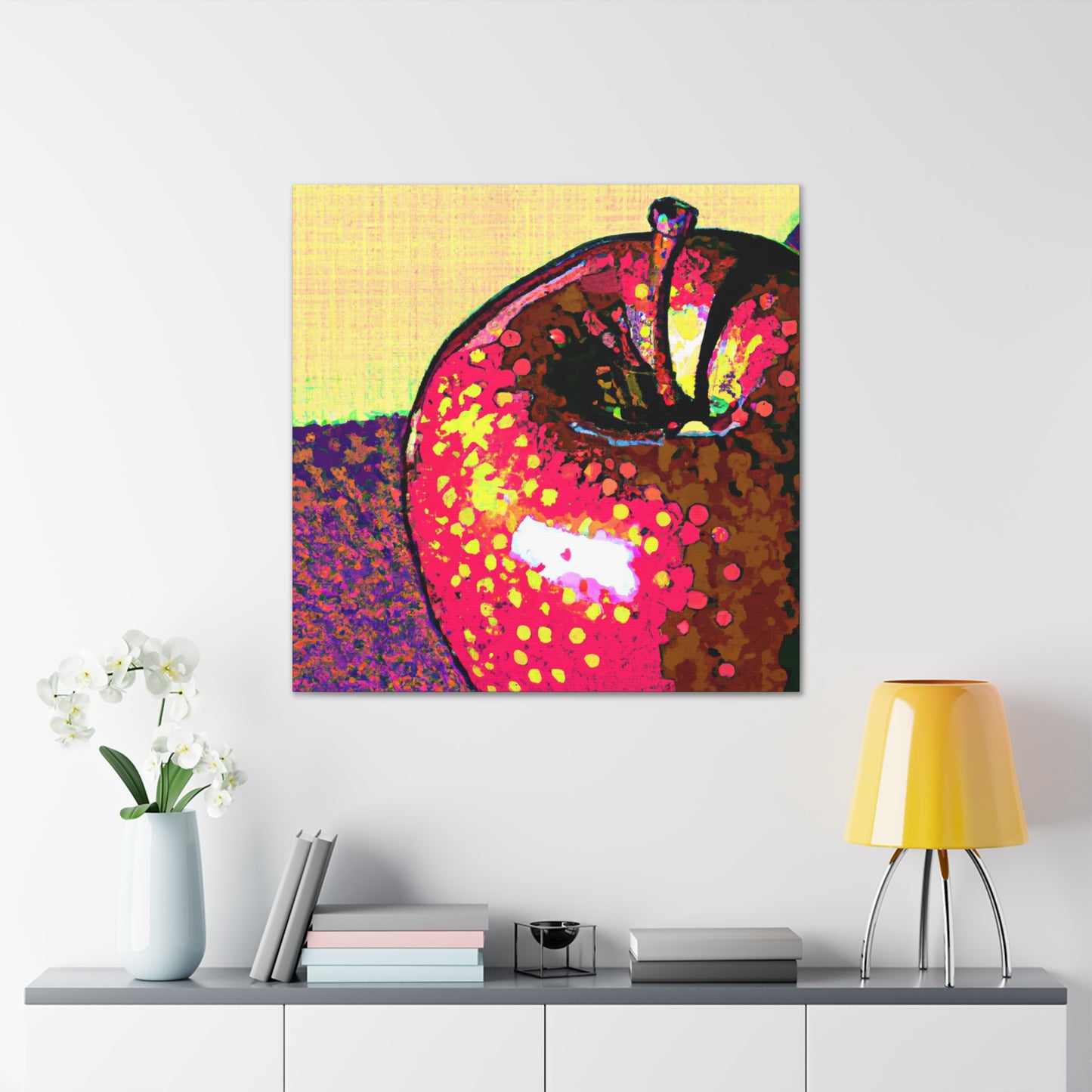 "Apple of Pop Art" - Canvas