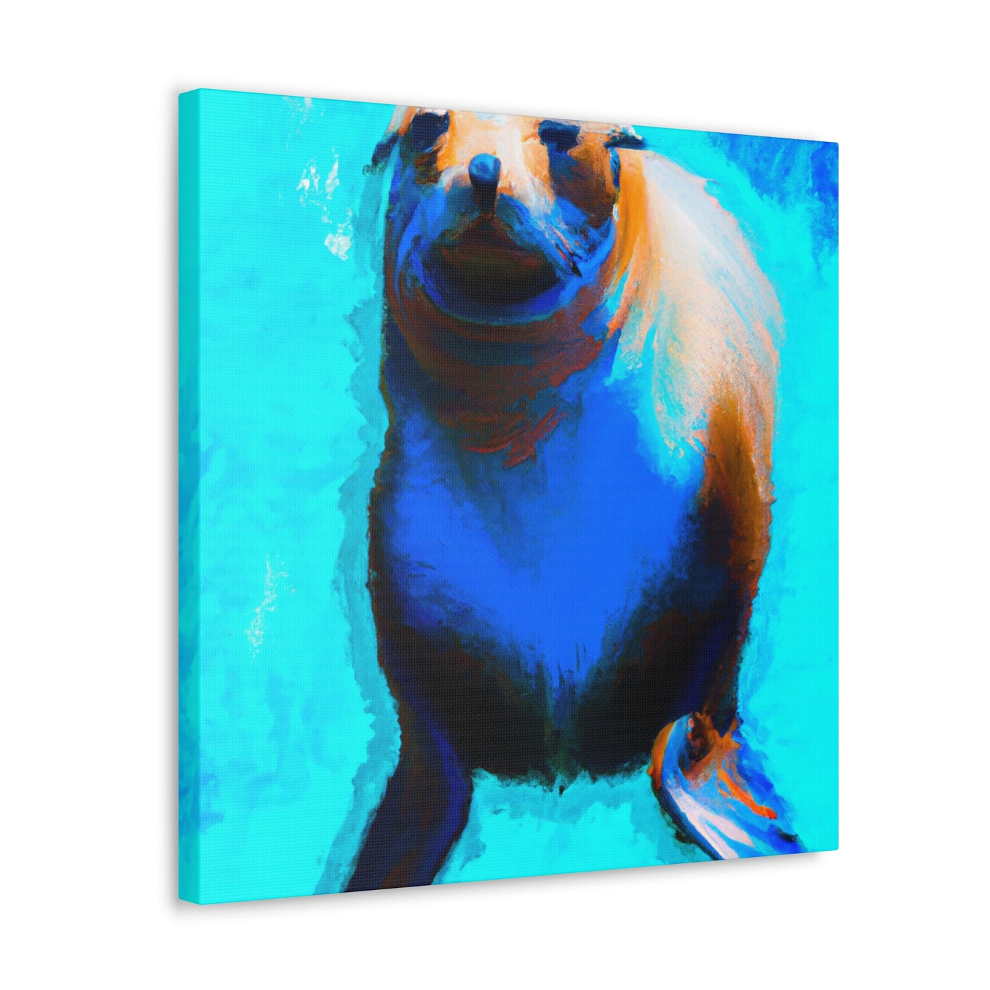 "Sea Lion By Sea." - Canvas