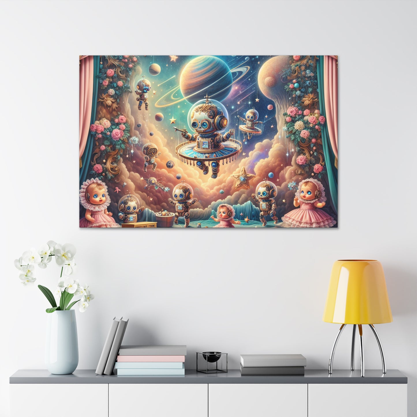 "Robotic Celestial Fantasia" - Canvas