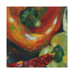 "Peppers in Impressionism" - Canvas