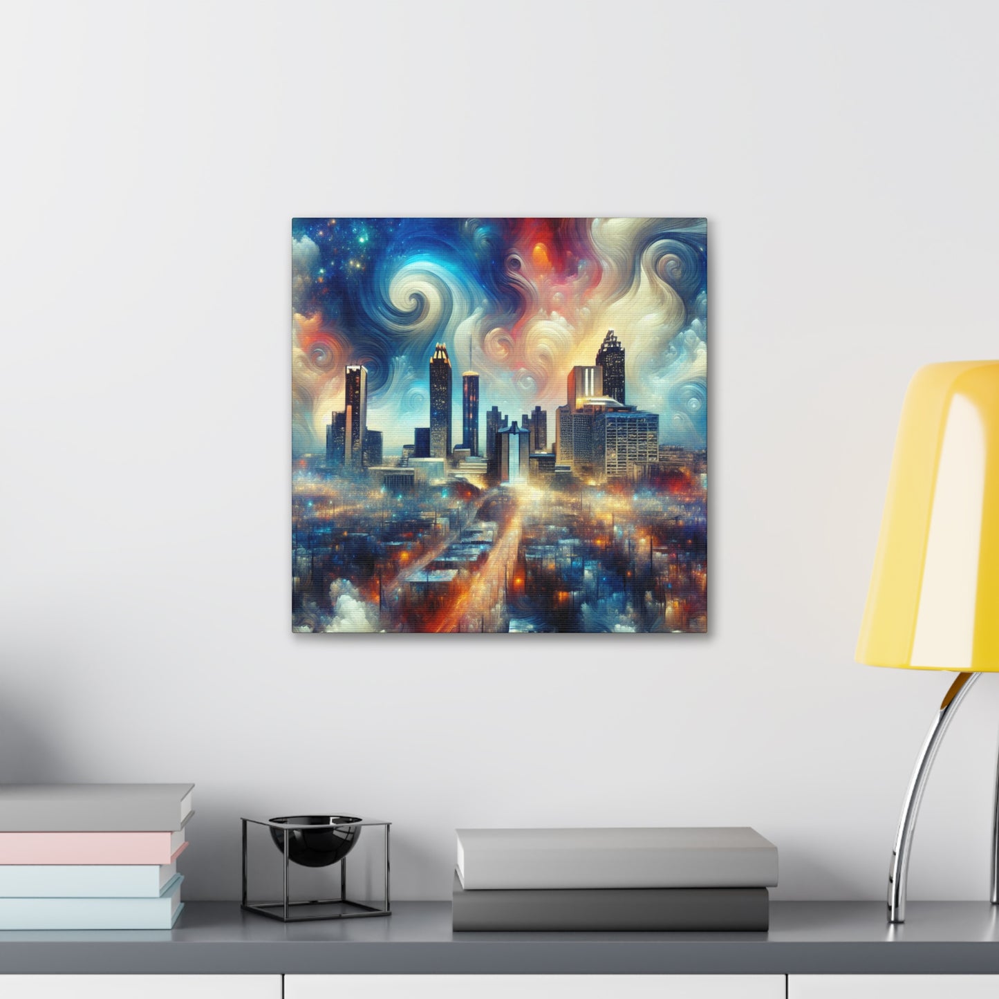 "Urban Symphony: Atlanta Impression" - Canvas