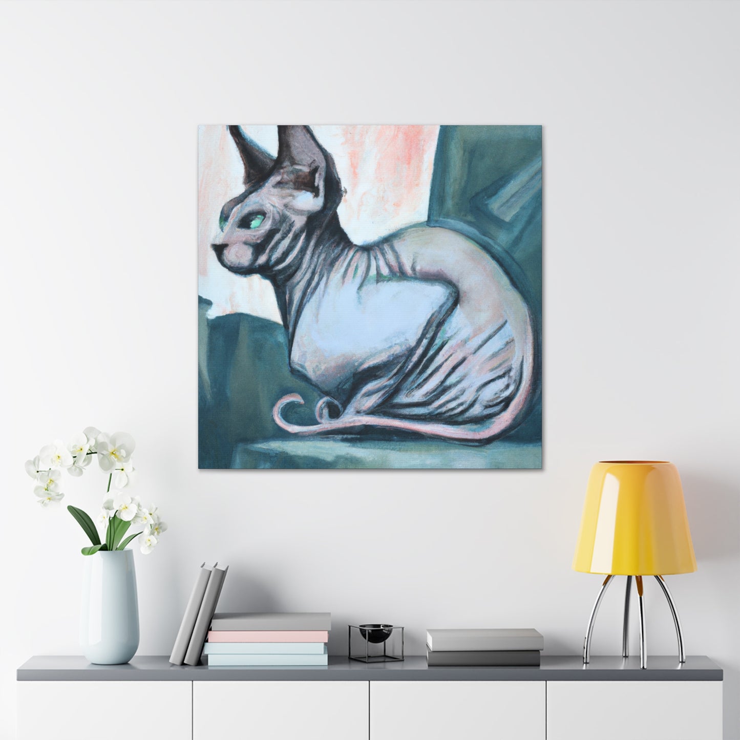 Mysterious Sphynx Art - Canvas