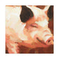 Pig with Characteristic - Canvas