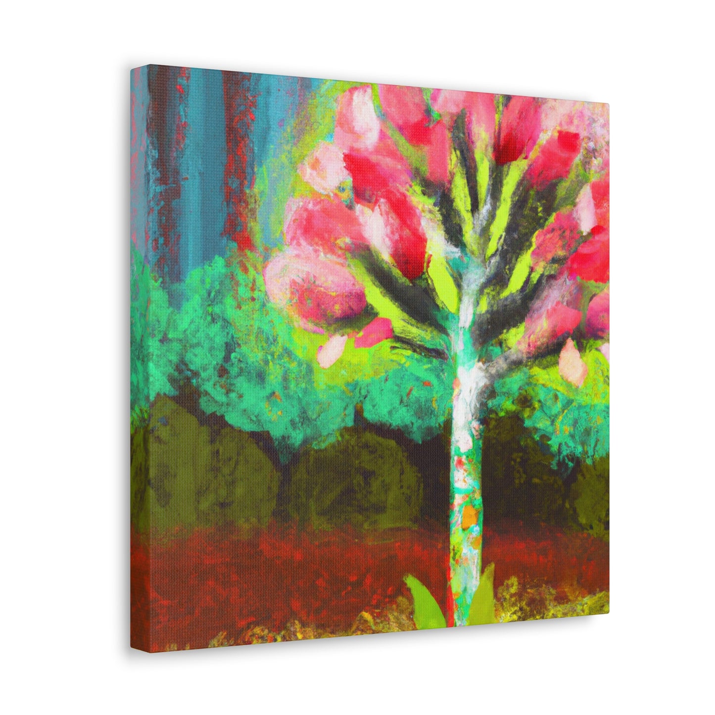 "Dogwood at Dusk Sky" - Canvas