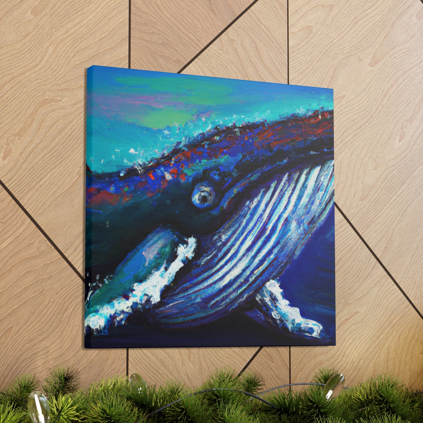 Humpback Whale Beauty. - Canvas