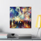 Velvet Elegance Ethereal Abstraction - Canvas