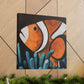 "Funny Clownfish Artwork." - Canvas