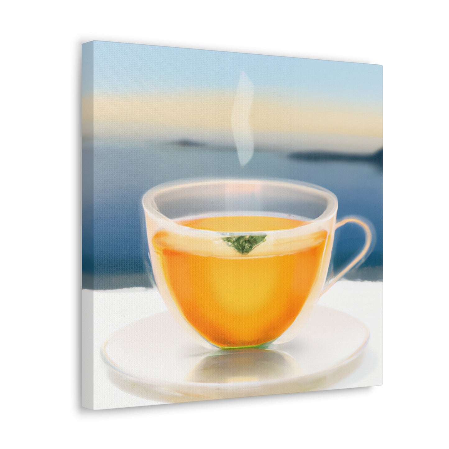 Tea Cups in Reflection - Canvas