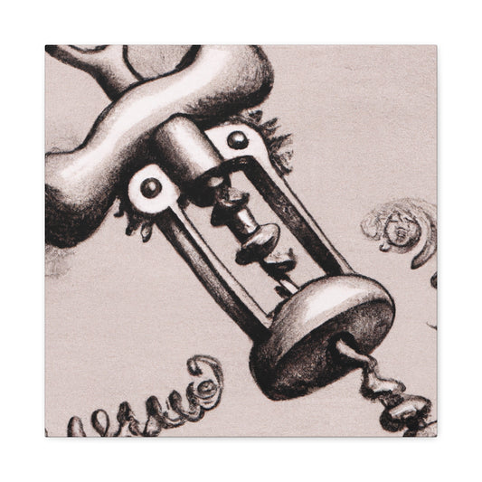 Corkscrew in Rococo - Canvas