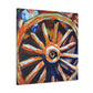 "Wheel of Colorful Dreams" - Canvas