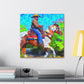 "Rangers on Ranches Riding" - Canvas