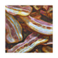 "Sizzling Bacon Realism" - Canvas