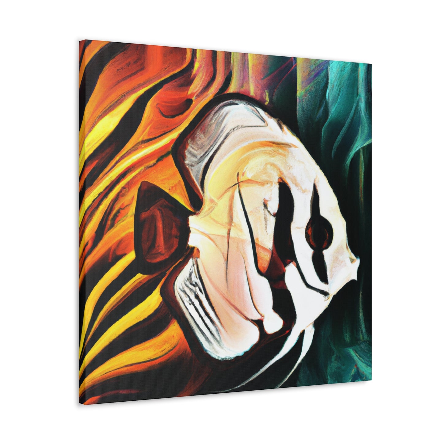 Sculptured Discus Beauty - Canvas