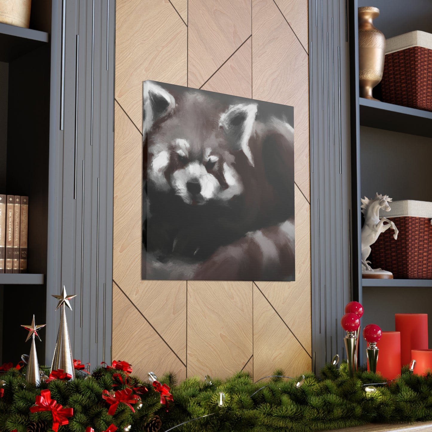 Red Panda Splendor - Canvas