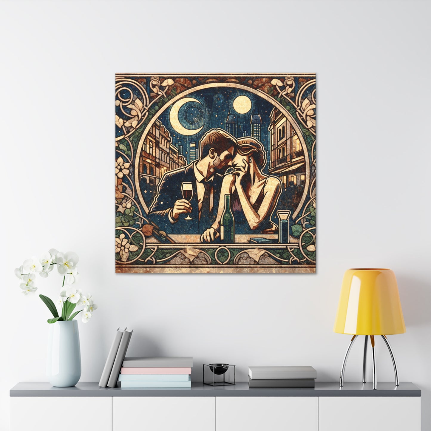 Ethereal Enchantment: Date Night - Canvas