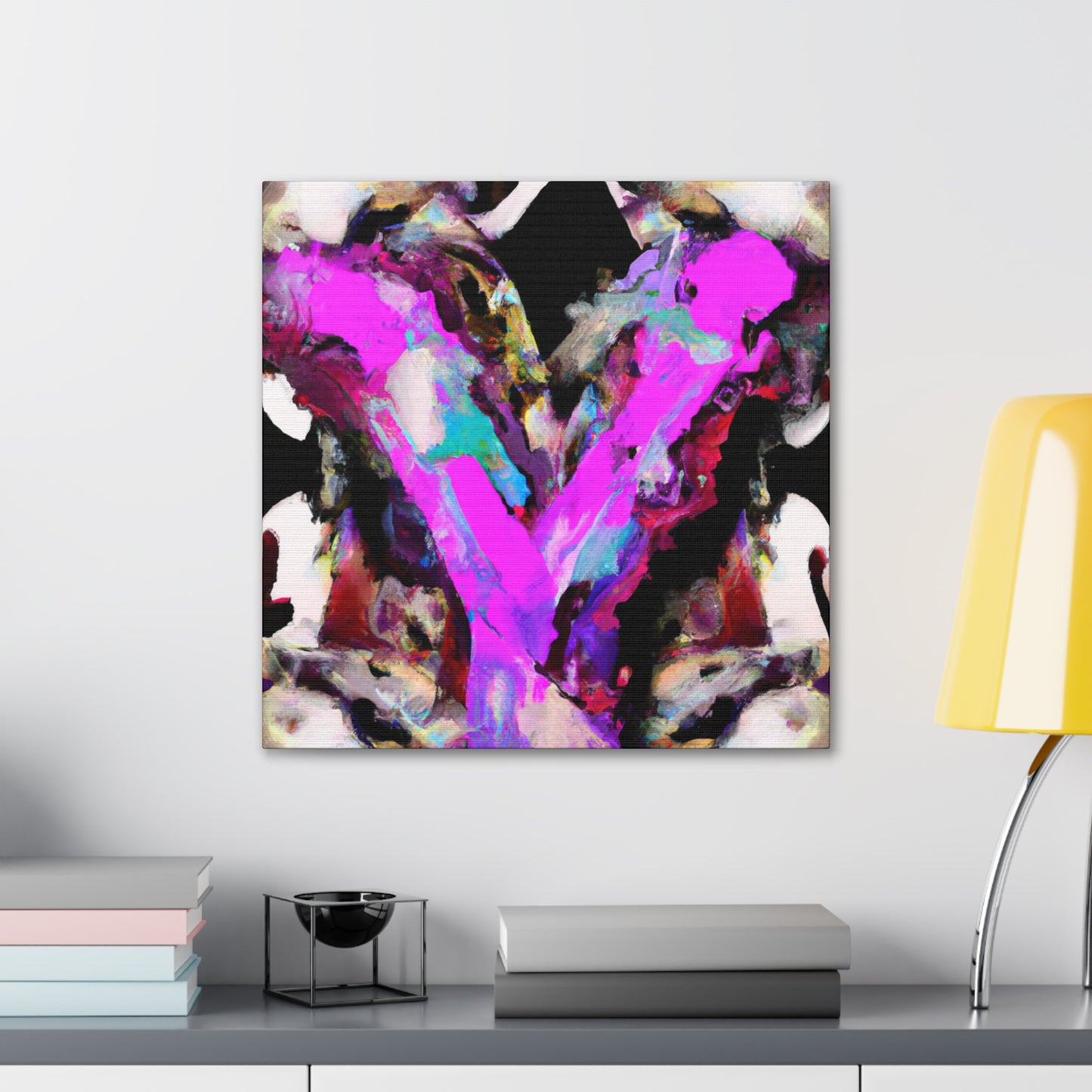 "Y in Abstract Forms" - Canvas