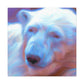 Polar Bear Impressionism - Canvas