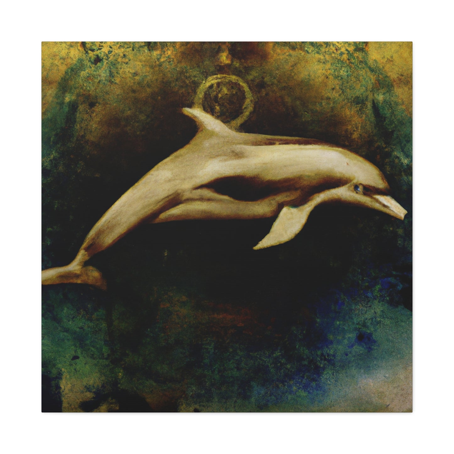 Dolphins at Playtime - Canvas