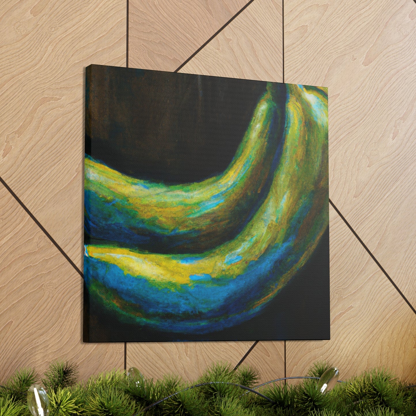 "Banana Slices Dreaming" - Canvas