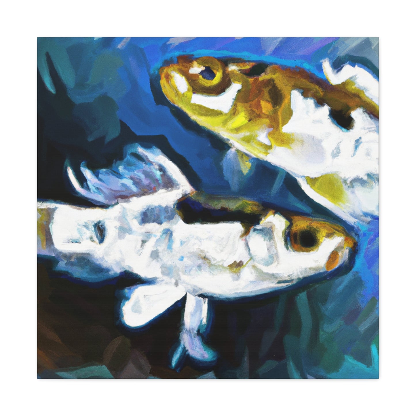 Killifish In Bloom - Canvas