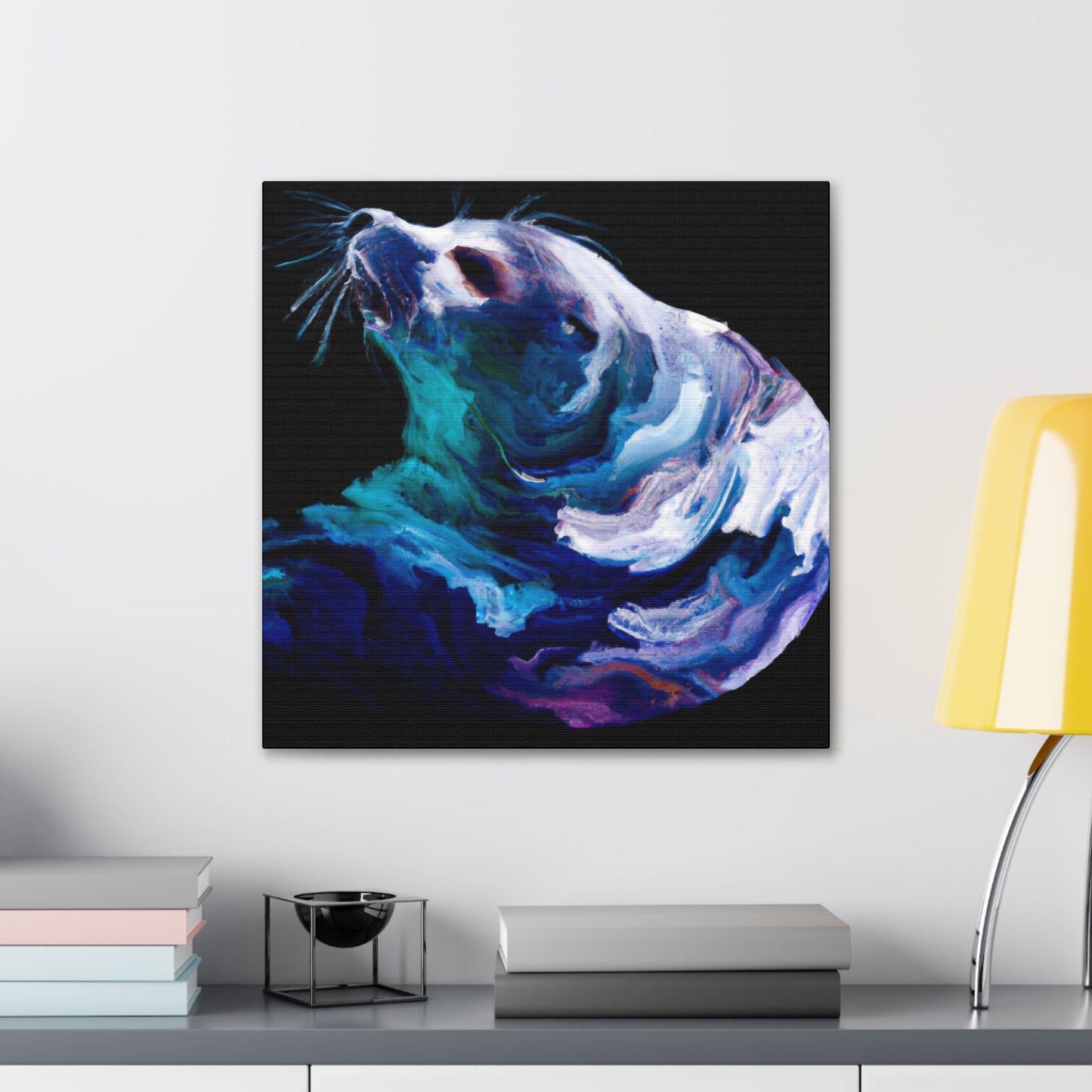 "Harp Seal Splendor" - Canvas