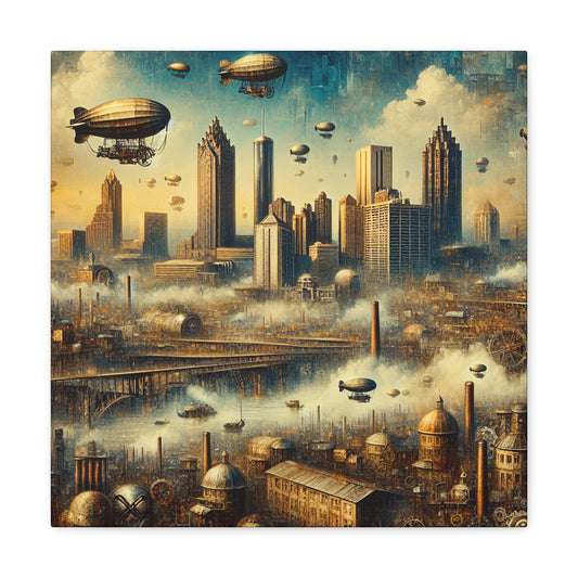 "Steam City Southern Charm" - Canvas