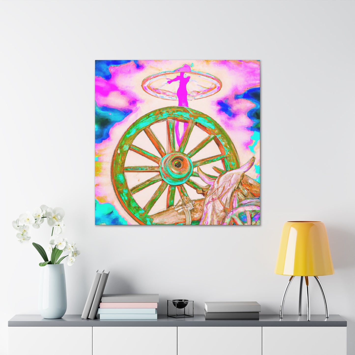 "Wheel of Surrealism" - Canvas