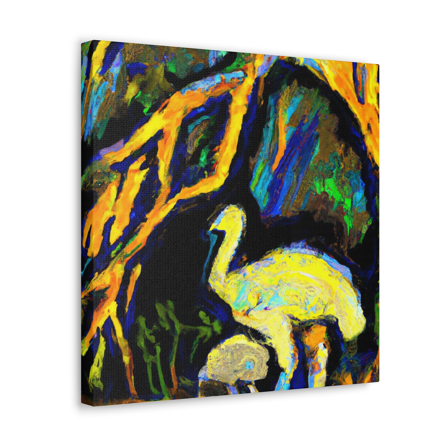 Ostrich Strutting Heaven - Canvas