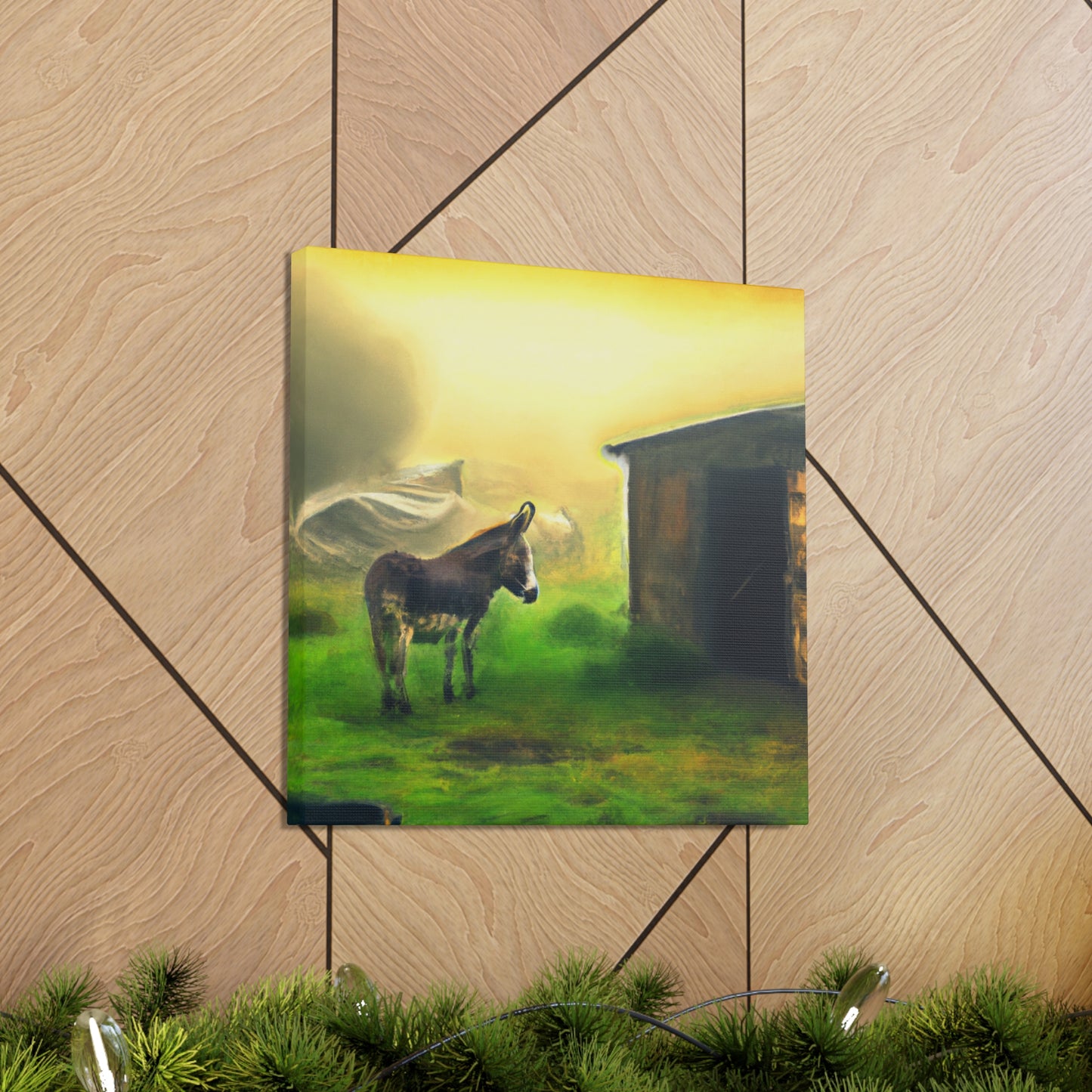 "Donkey of Majesty Trail" - Canvas