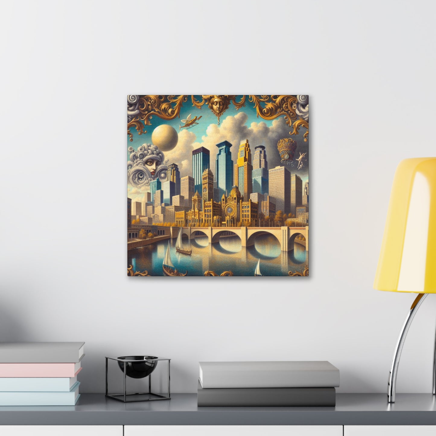 "Enigmatic Minneapolis Dreamscape" - Canvas