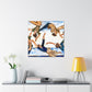 Gymnasts at Play - Canvas