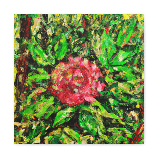 "Peonies in Moonlight" - Canvas