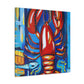 Lobster's Captivating Colors - Canvas