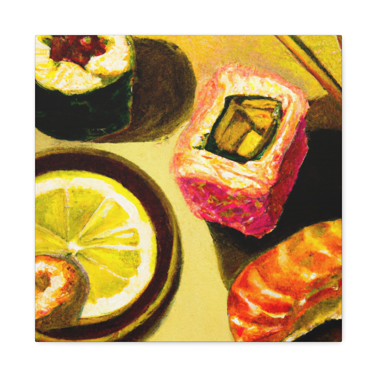 Sushi in Renaissance Times - Canvas