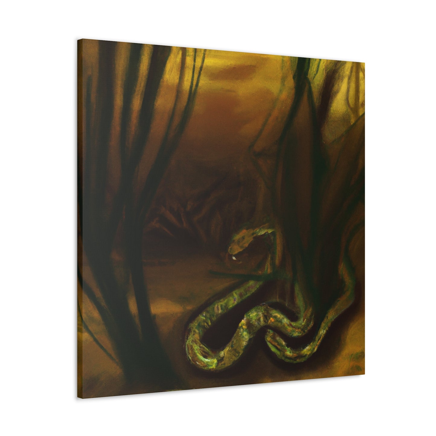 Pythonic Dreamscape Painting - Canvas