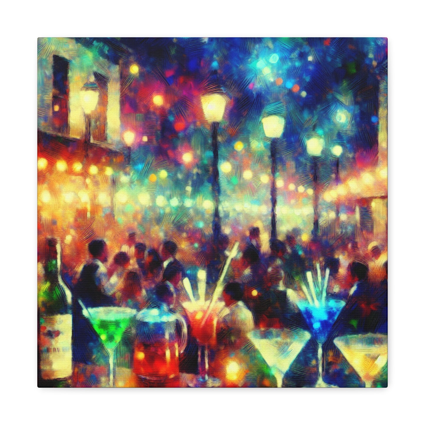 Intoxicating Urban Nightlife - Canvas