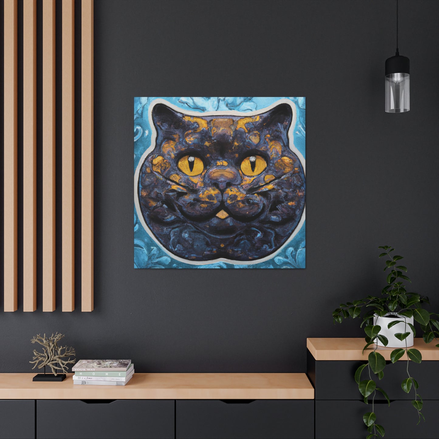 Curious British Shorthair - Canvas