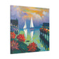 Serenading Sunlight Flowers - Canvas