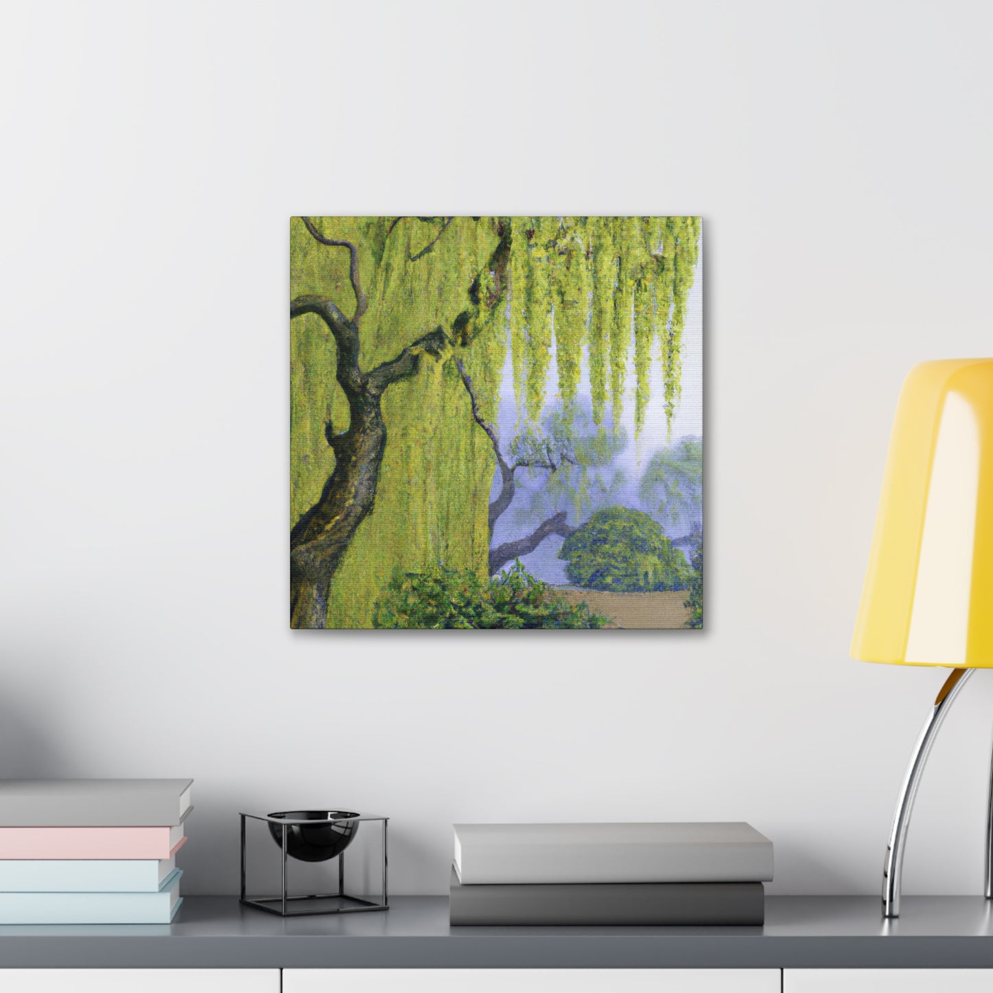 "Willow Tree in Bloom" - Canvas