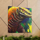 Komodo Dragon Majesty. - Canvas