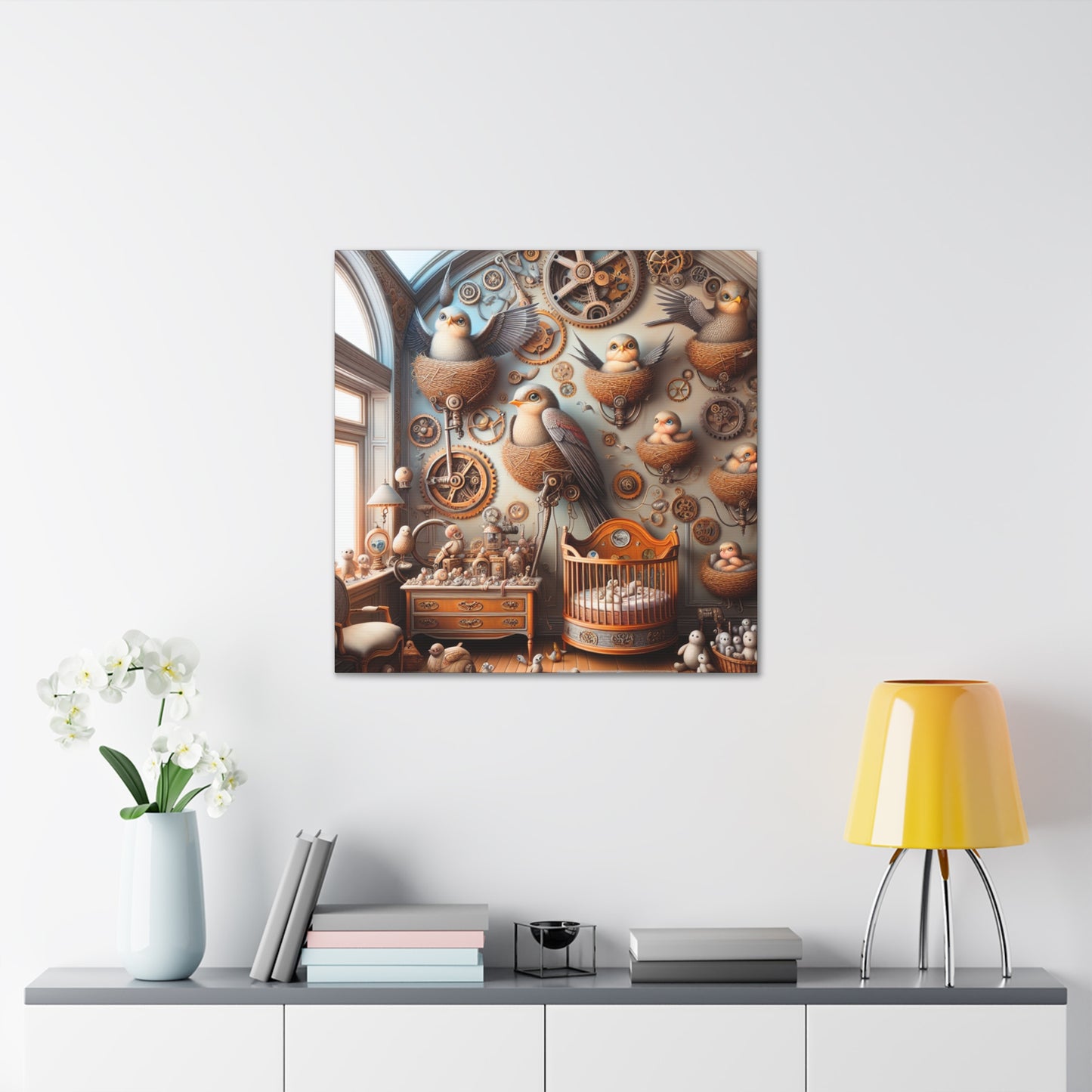 Aetherial Avian Abodes - Canvas