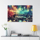 "Clubland Rhapsody Neon" - Canvas