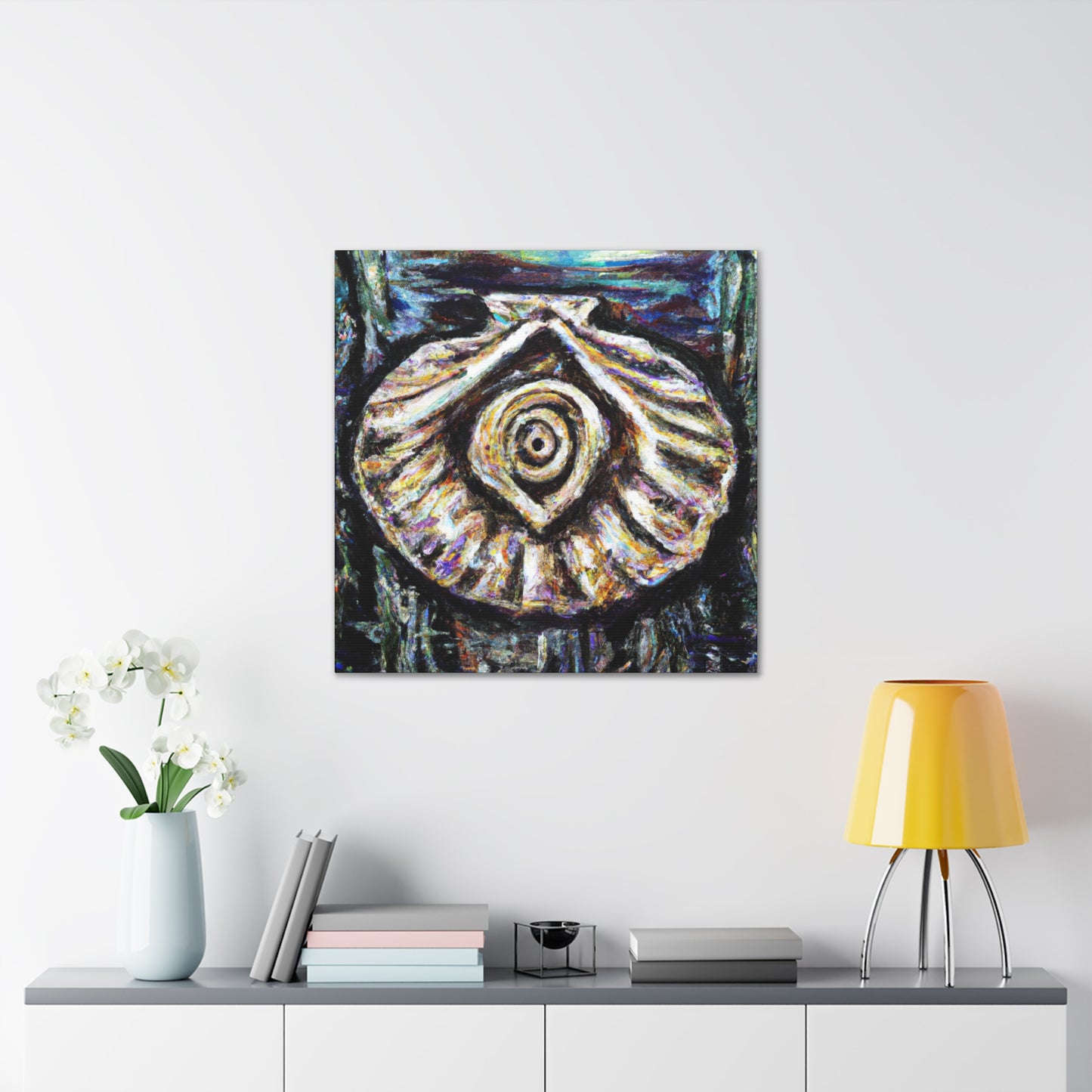 Clam at Sunrise Impression - Canvas