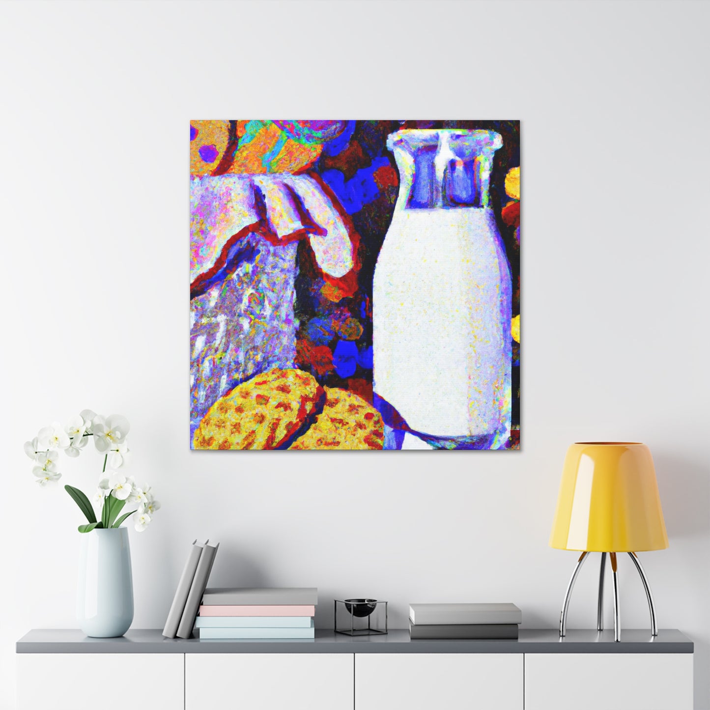 "Milk and Cookie Bites" - Canvas