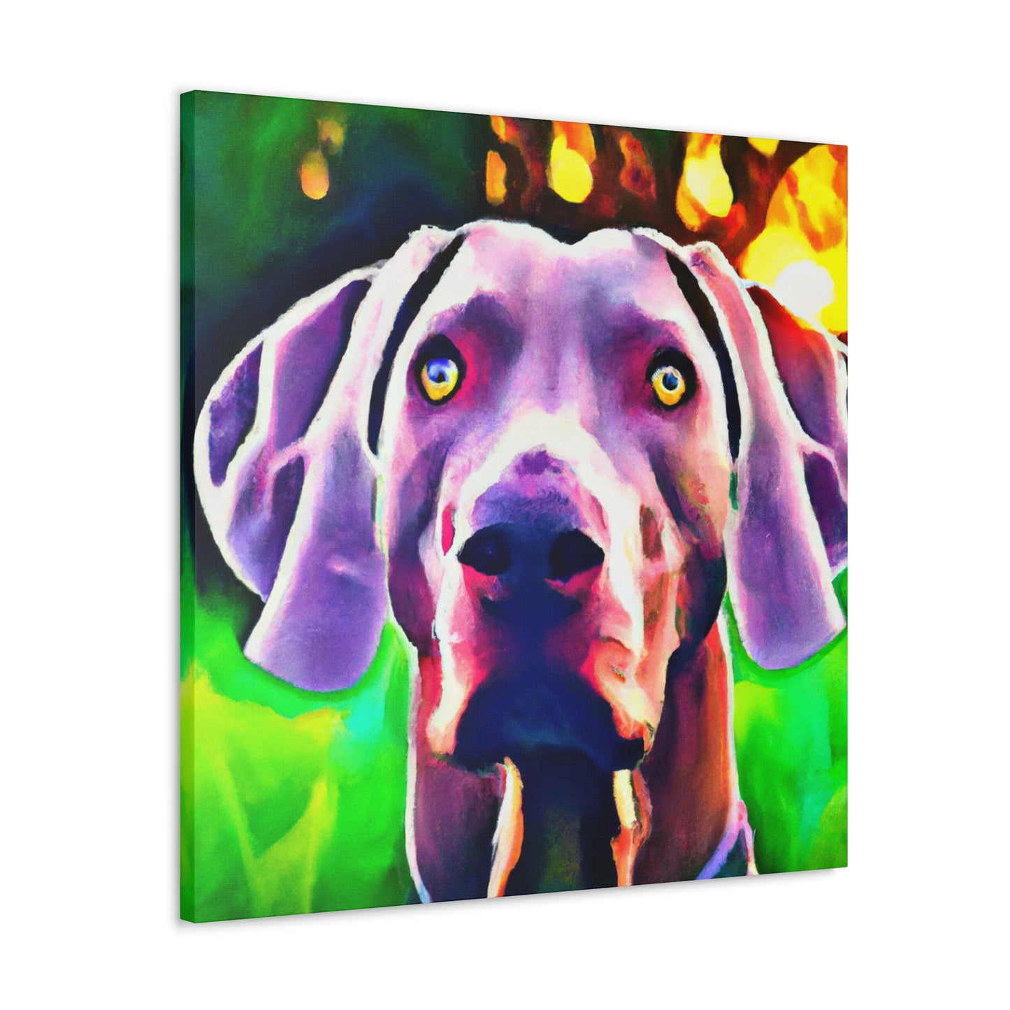 Weimaraner Wonderland - Canvas